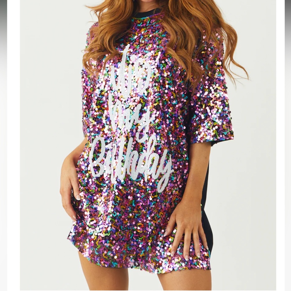 It’s my Birthday Sequin Dress